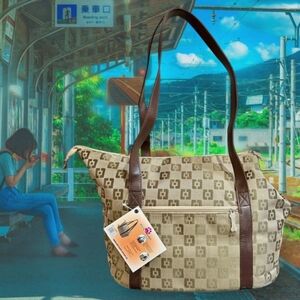 🆕🐕Pet Carrier/Travel/Tote Bag for Dog or Cat Union Rich Pack N Paws Jacquard